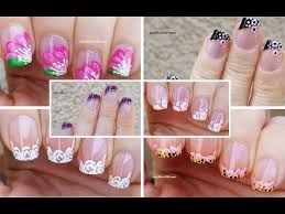 Rosalind summer beach ocean nail design. Nail Art Ideas For Short Nails 1 Sparkly Purple Nail Design Life World Women Youtube
