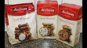 Add in the flour, baking powder, baking soda, cinnamon, nutmeg, and salt and mix. Archway Classics Soft Cookies Iced Molasses Iced Oatmeal Oatmeal Raisin Review Youtube