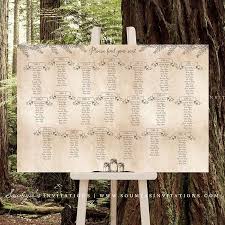 Mason Jar Wedding Seating Chart Antique Enchanted Forest