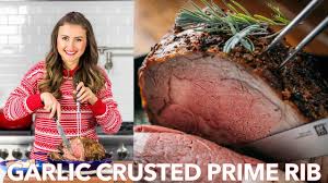 Alton brown's holiday standing rib roast. Garlic Crusted Prime Beef Rib Roast Recipe Natasha S Kitchen Youtube