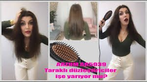 Sac Duzlestirici Tarak Ise Yariyor Mu Arzum Ar5036 Superstar Inceleme Evde Sac Duzlestirme Youtube