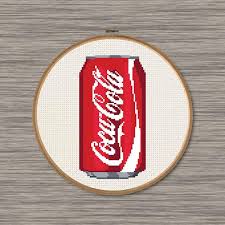 Diet Coke Can Pdf Cross Stitch Pattern Etsy In 2020 Cross Stitch Patterns Stitch Patterns Geeky Cross Stitch Patterns