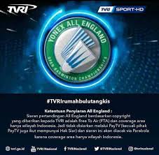 May 23, 2021 · live tvri siaran langsung final spain masters 2021, 6 wakil indonesia bertanding, live streaming bwf minggu, 23 mei 2021 10:56 tvri menyajikan siaran langsung final spain masters 2021 yang digelar hari ini minggu 23 mei 2021, Turnamen Badminton All England 2019 Tayang Di Tvri Hari Ini Harapan Rakyat Online