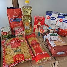 Entrega Módulos Alimentarios Programa MESA BONAERENSE Mes de Marzo Comenzó  la entrega de los módulos Alimentarios correspondientes al mes de Marzo en  las Escuelas y Jardines del Distrito. Cada caja contiene 12