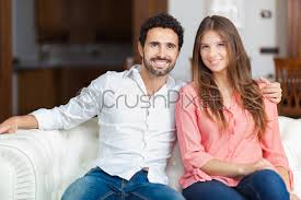 Find the perfect couple on sofa stock photos and editorial news pictures from getty images. Young Couple On The Sofa In Love Stock Photo Crushpixel