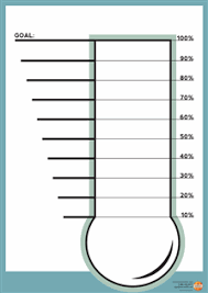 Goal Thermometer Chart From Davincibg Com Americas