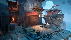 Artstation Aurora Island Dmitrii Mukhortov Environmental Art Island Concept Art
