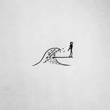 Minimalist Surf Sketch Google Search Ilustracoes Tatuagem Viagem Tatuagem De Viagem