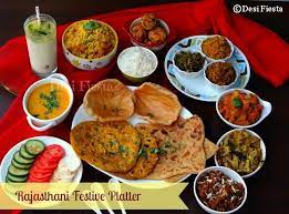 Desi Fiesta Rajasthani Thali Indian Food Recipes Indian Food Recipes Vegetarian Rajasthani Food