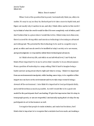 Reflection paper format and outline. Ethics Reflection Paper Jess Taylor Morality Metaphysics Of Mind