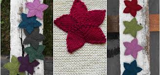 I'm knitting these cute stars for christmas and they are so much fun. Knit Stars Craft Ideas