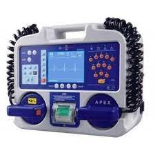 A defibrillator is a machine that can restart the heart by giving a electric shock in some cases of cardiac arrest.an automated external defibrillator read more. Life Point Pro Biphasic Defibrillators Aed Or Automated External Defibrillator Collateral Medical Private Limited Mumbai Id 7539000055