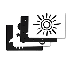 Black And White Graphics For Babies Black And White Cards In 2020 High Contrast Images Lovevery Baby Development