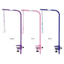 Master Equipment Portable Dog Grooming Table Arm 36 Pink Blue Or Purple Colors Dog Grooming Tools Pet Grooming Dog Grooming