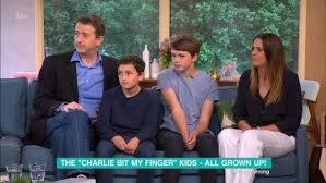'charlie bit my finger' was a relatively rare british viral, and it's 10 years old today. Charlie Bit My Finger Kids Are All Grown Up Ten Years Later And Seem Pretty Over The Whole Viral Video Fuss Mirror Online