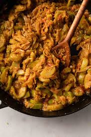 The thogayal recipe is made with roasted ingredients urad dal, red chilies, and curry leaves when ground along with tamarind into a paste along with the zucchini gives a fresh aroma which makes it simply delicious. Pakistani Zucchini Courgette Curry Tea For Turmeric