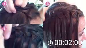 Photos de tresses collées mes cheveux technique tresses collées. Comment Realiser Une Tresse Cascade Meme Sur Cheveux Mi Longs C Est Tout A Fait Possible
