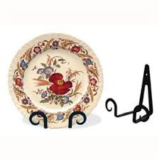 Plate hangers are a single piece display bracket, easily. Wrought Iron Table Top Plate Holder