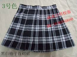 Black And White Check Pleated Mini Skirt Girls Red Plaid Blue Square Black And White Plaid Black Pleated Skirt Student School Uniform Class Service All Match Black Pleated Skirt White Plaid Red Plaid