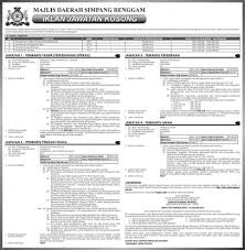 Anda ingin memohon jawatan kosong kerajaan negeri terengganu? Jawatan Kosong Di Majlis Daerah Simpang Renggam 14 Januari 2019 Jawatan Kosong Kerajaan Swasta Terkini Malaysia 2021 2022