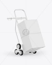 Download Hand Truck With Boxes Mockup In Box Mockups On Yellow Images Object Mockups Yellowimages Mockups