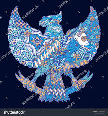 Batik Culture On Garuda Silhouette Illustration Download It By Click Visit Garuda Indonesia Batik Java Bal Silhouette Illustration Batik Illustration