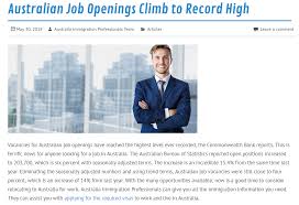 Vacancies For Job Openings Have Reached The Highest Level Ever Recorded The Commonwealth Bank Reports The A Australian Jobs Australia Immigration Job Opening