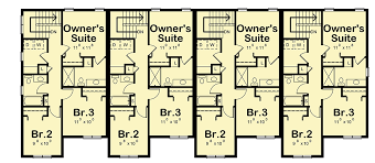 When homeowners like you are looking to build a dream home, where should you start? Modern 4 Plex House Plan With 3 Bedroom Units 42600db Architectural Designs House Plans