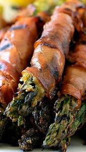 Parmesan Coated Asparagus Wrapped In Prosciutto Recipe Says Anytime We Make This Delicious Asparagus Wraps Prosciutto Recipes Prosciutto Wrapped Asparagus