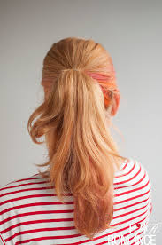Her hair was purple today. How To Fake A Long Ponytail Without Hair Extensions The Double Pony Trick Hair Romance