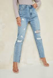 Damen jeans xs 34 skinny risse jenna asos. Zerrissene Jeans Jeans Hosen Im Ripped Used Look Missguided