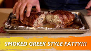 When the fatty reaches the desired temperature remove it from the smoker and cover it with foil. Greek Style Fatty Smoked On The Gmg Youtube