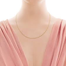 In terms of a 9ct gold chain, the piece contains approximately 37.5 percent of gold with the rest made up of alloyed metals, such as zinc, nickel or copper. Shop 18k Gold Chain Necklace In 30 Length Tiffany Co
