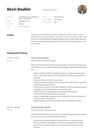 Start editing this able seaman resume sample with our online resume builder. Factory Worker Resume Writing Guide 12 Resume Examples 2020