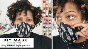 465 Diy Mask With Pocket Using Mimi G Pattern Youtube Diy Mask Mimi G Mask