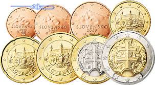 Tschechoslowakische münzen, tschechoslowakei münzen, münzen für die sammlung, europa alte hast du bis hierhin gescrollt, um die fakten über slovensko zu erfahren? Slowakei 1 Cent 2 Euro 3 88 Mixsatz 2009 Preiswerte Zusammenstellung Aller Euromunzen 1 Cent Bis 2 Euro Stgl Ma Shops