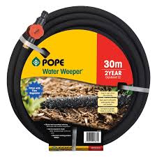 How to connect drip irrigation to garden hose. Pope 30m Water Weeper With Flow Regulator Bunnings Australia