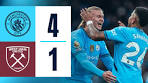 HIGHLIGHTS | MAN CITY 4 - 1 WEST HAM | City Overpower ... - YouTube