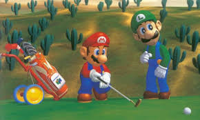 Play mario golf online in your browser and enjoy with emulator games online! Your Daily Mario On Twitter Mario Lining Up A Putt C Mario Golf Nintendo 64 Promotional Render