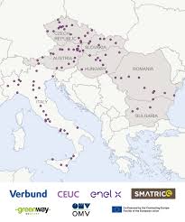 Verbund covers around 40 percent of electricity demands in austria and generates 90 percent thereof from hydro power. Ceuc New Fast Charge Corridor For Europe Greenway Network