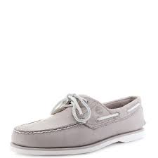 Details About Womens Timberland Cls21 Light Taupe Grey Leather Boat Shoes Shu Size
