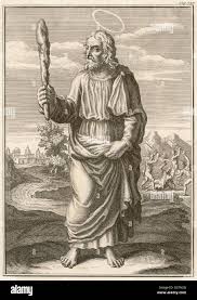 SAINT JAMES THE LESS Son of Alphaeus and supposed brother of Jesus Christ.  Killed in Jerusalem. Date: - 62 Stock Photo - Alamy