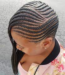 Dynamic Side Swept Cornrows Braids For Black Hair Lemonade Braids Hairstyles Natural Hair Styles