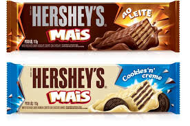 Packaging For Hershey S Mais A Chocolate Covered Wafer Biscuit Biscuits Packaging Chocolate Packaging Chocolate Packaging Design