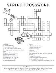 Here is a printable silent consonants crossword puzzle for elementary students around 3rd grade. Crossword Template Easy Spring Crossword Puzzle