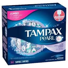 Tampax Pearl Tampons Light Absorbency With Leakguard Braid Unscented 50ct Tampax Pearl Tampax Tampons