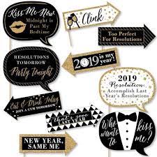 New Years Eve 2022 Funny Funny New Year S Eve Gold 2022 New Year S Party Etsy New Years Eve Decorations Photo Booth Props Big Dot Of Happiness