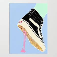 Vans Bubble Gum Poster Cute Canvas Paintings Diy Canvas Art Mini Canvas Art