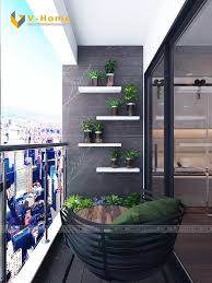 Have a look at this balcony, here metallic sheets are customized acting as grills. Stylish 40 Enchanting Apartment Balcony Decorating Ideas Apartment Balcony Decorating Balcony Design Apartment Balcony Garden