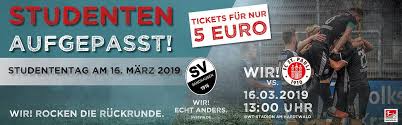 V., kurz sv sandhausen, ist ein fußballverein mit 918 mitgliedern (stand: Studententag Zum Heimspiel Gegen Den Fc St Pauli Sv Sandhausen